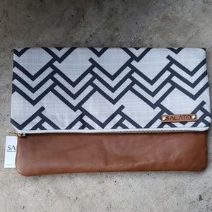 Salato Design New Leather fold clutch/ handbag Best fashion gift